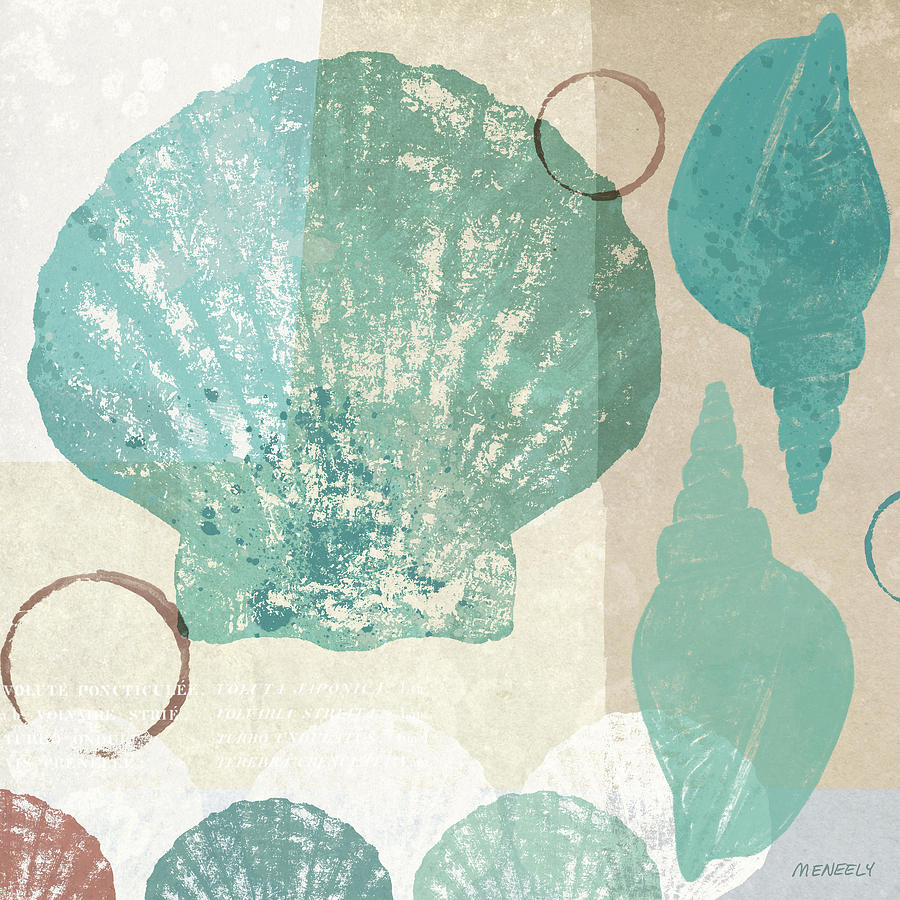 Shell Collage I Digital Art by Dan Meneely Shell Collage I Digital Art by Dan Meneely