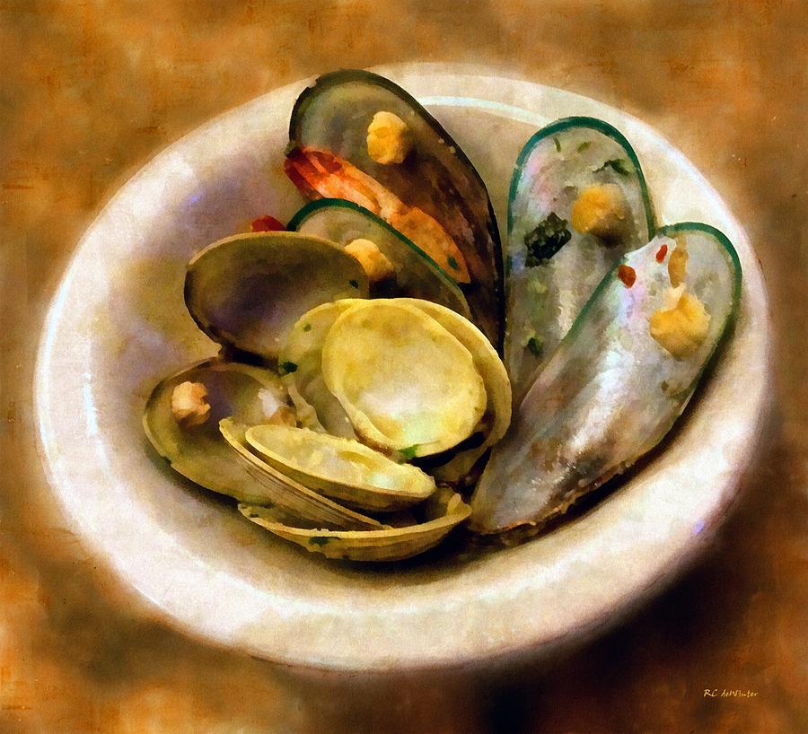 Shell Game Painting by RC DeWinter
