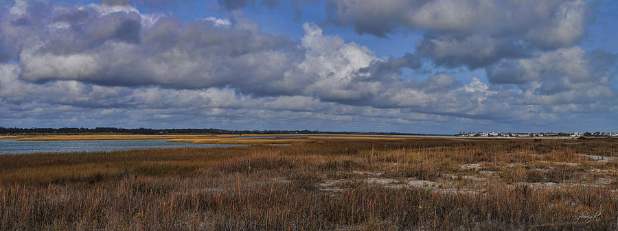 Shell Island to Figure Eight Panorama Photograph by Paulette B Wright