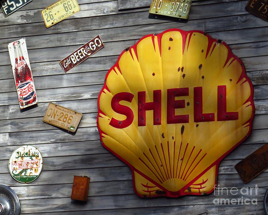 Shell Oil Sign Photograph by Scott Cameron