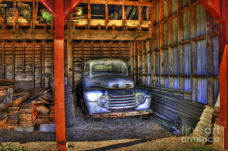 Shelter Me 1948 Ford Pickup Truck  Photograph by Reid Callaway