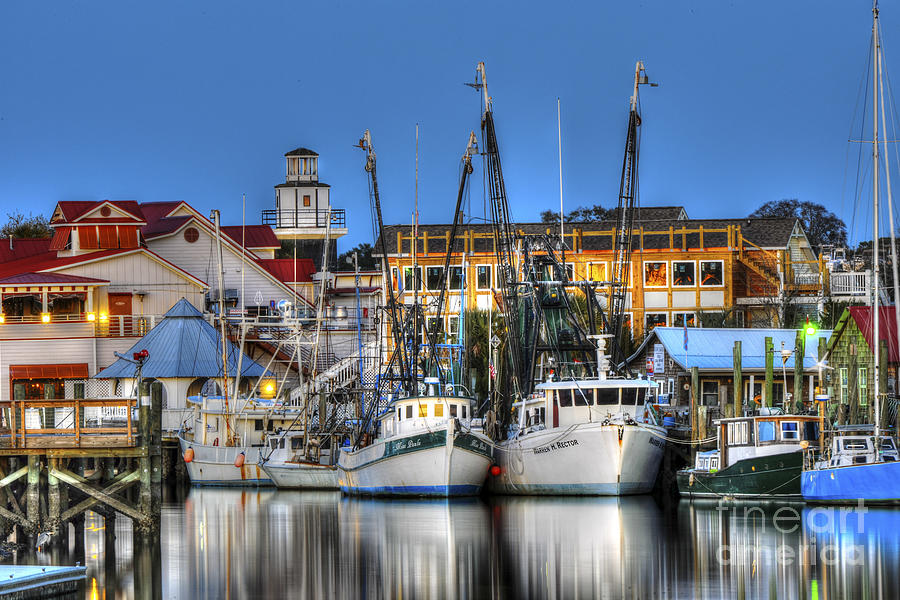 Boat Photograph - Shem Creek by Dale Powell