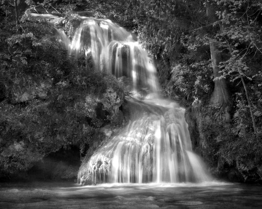 Shenandoah Waterfall B W Photograph by Jemmy Archer