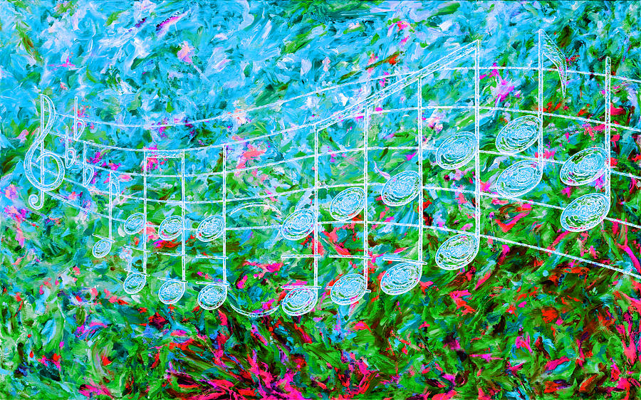 Music Digital Art - Shenandoah Winter Ice by Julie Turner