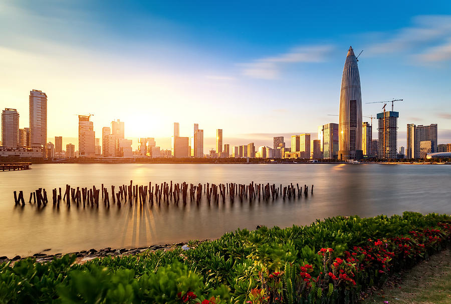 Shenzhen city skyline Photograph by Luxizeng