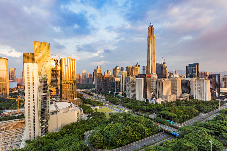Shenzhen Skyline Photograph by DuKai photographer