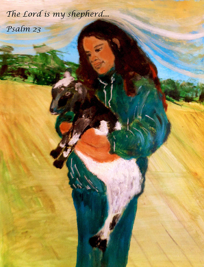 Shepherd Painting by Amanda Dinan