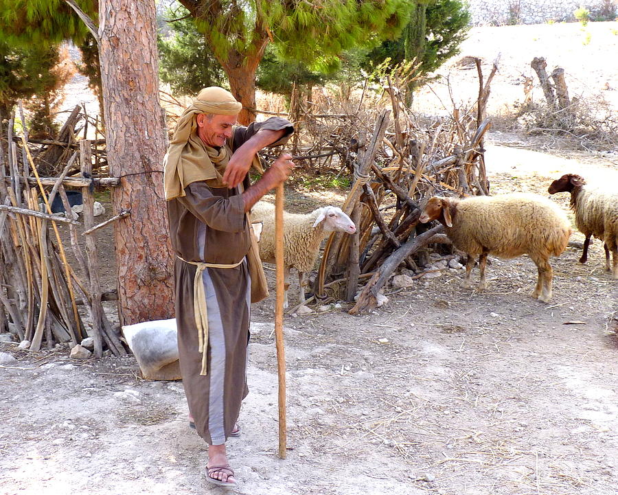 Shepherd of nazareth Photograph by Rita Adams