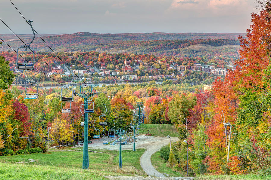 Sherbrooke from Mt Bellevue in Autumn Photograph by Pierre Leclerc Photography