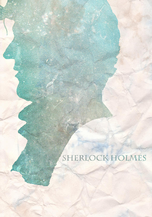 Sherlock Holmes On Paper Digital Art by Georgia Clare