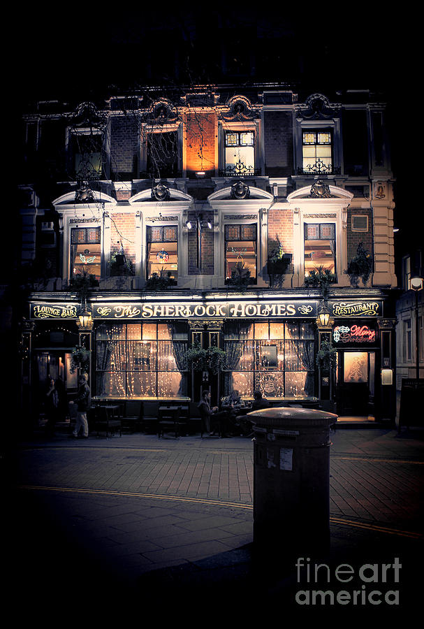 Sherlock Holmes Photograph - Sherlock Holmes pub by Jasna Buncic