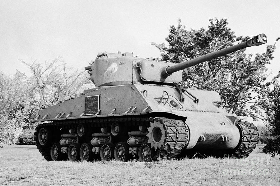 sherman tank memorial swift current Saskatchewan Canada Photograph by ...