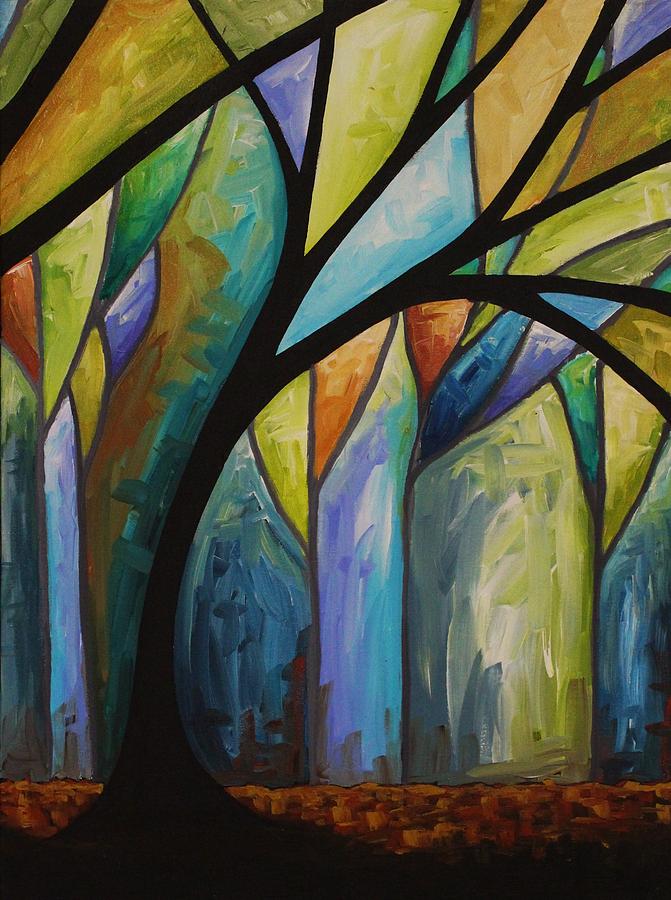 Sherwood Forest III Painting by Peggy Davis - Fine Art America