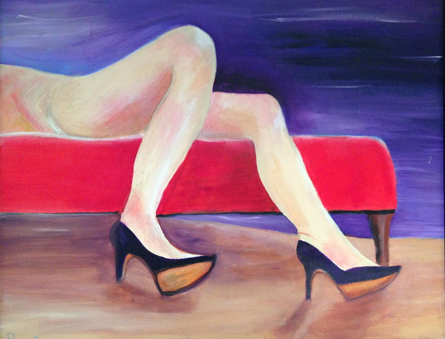 She S Got Legs Painting By Pattie Jones Fine Art America