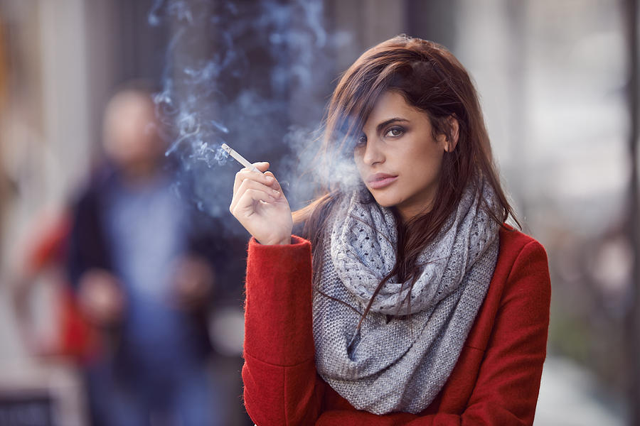 Shes smoking hot! Photograph by PeopleImages