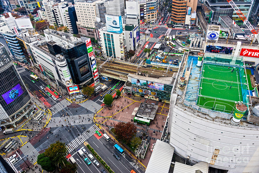 Shibuya Crossing - Tokyo - Japan Photograph by Luciano Mortula