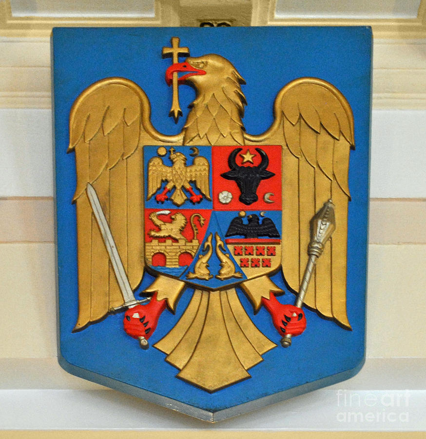 Romania Photograph - Shield Of Romania by Jost Houk Romania Photograph - Shield Of Romania by Jost Houk