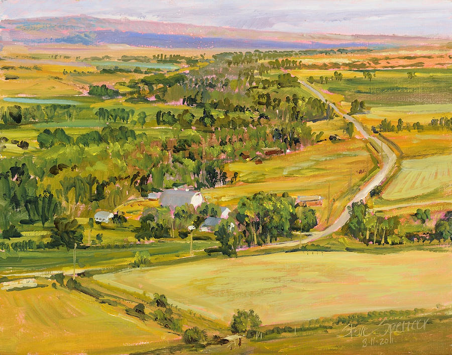 Shields River Montana Painting by Steve Spencer