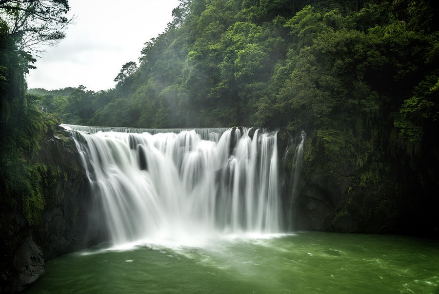 Shifen Waterfall Photograph by Wilfred Y Wong - Fine Art America