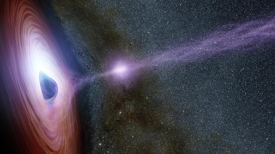 Shifting Coronas Around Black Holes Photograph by Science Source