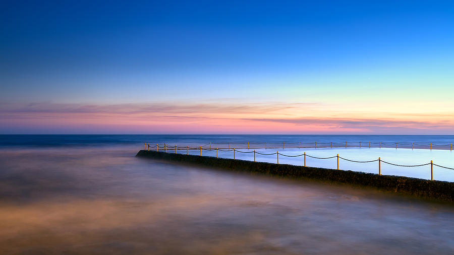 Waterscape Photograph - Shimmer in the Dawn by Mark Lucey