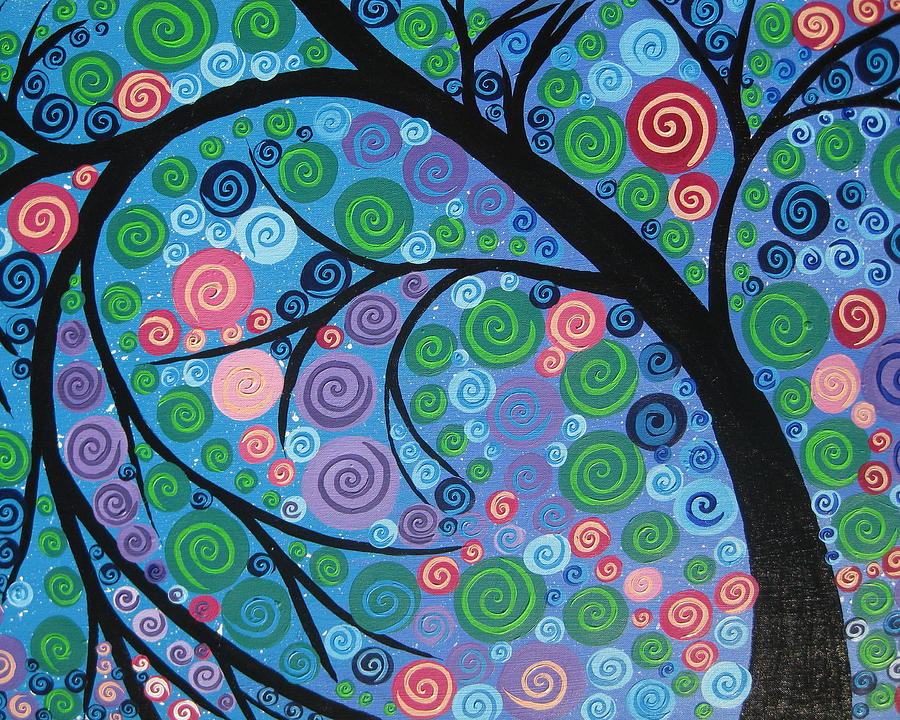 Shimmer Tree Painting