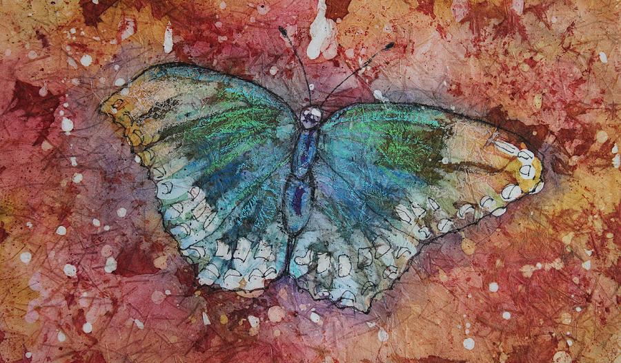 Shimmer wings Painting by Ruth Kamenev