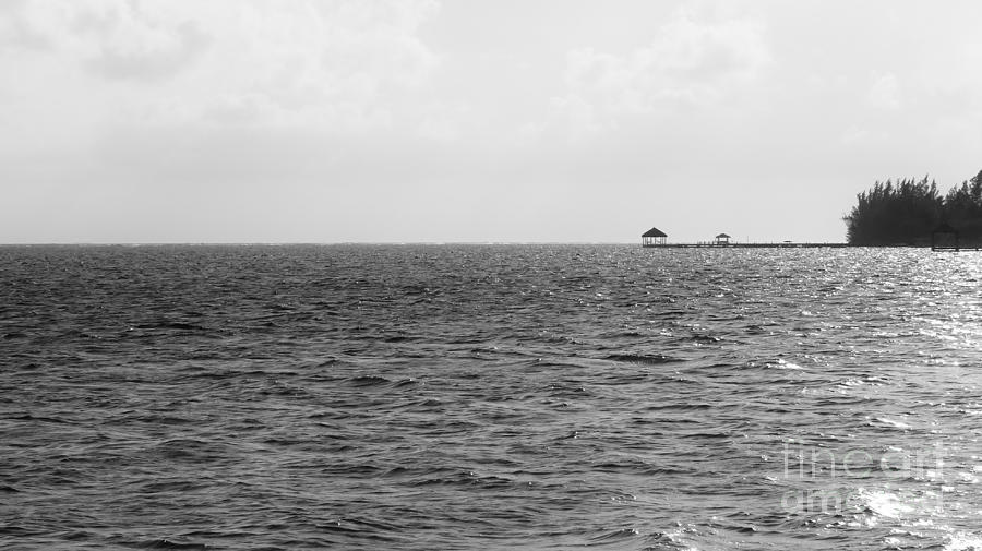 Black And White Photograph - Shimmering Sea by Amar Sheow