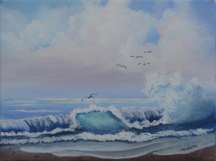 Shimmering Seas Painting by Kathie Camara
