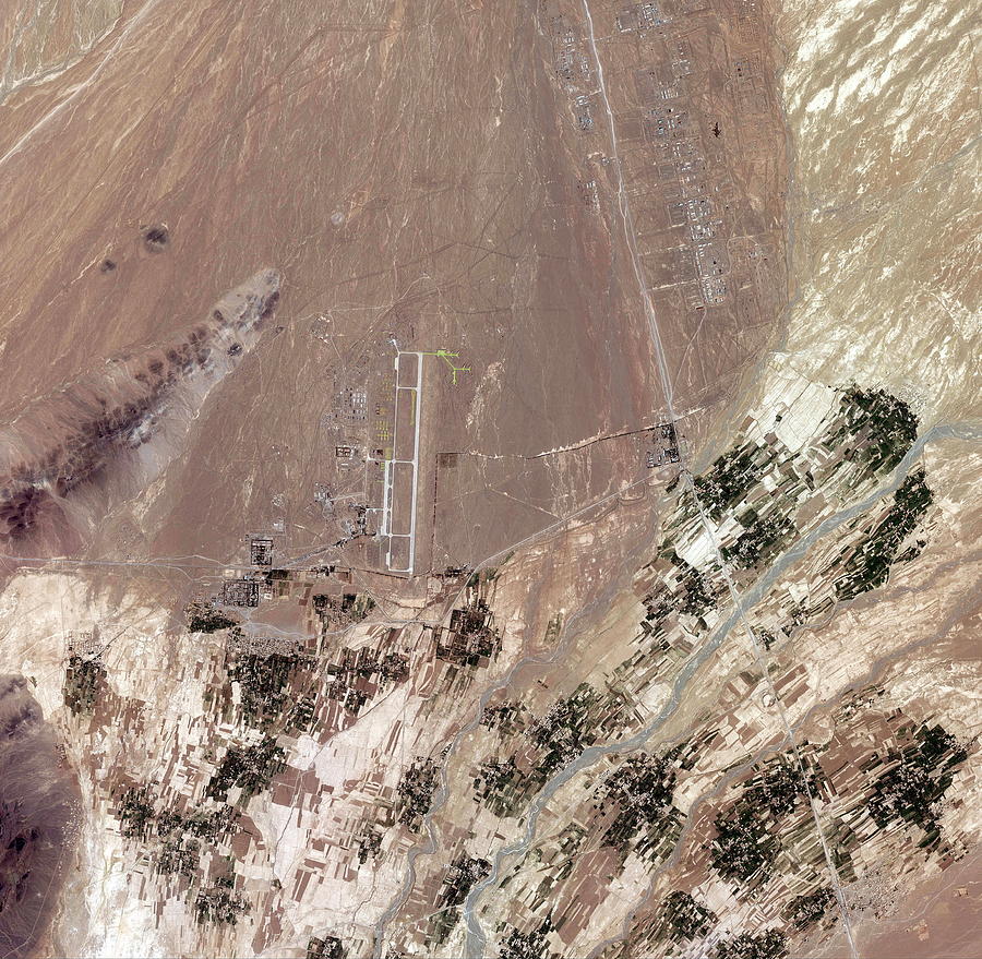Shindand Air Base Photograph by Geoeye/science Photo Library