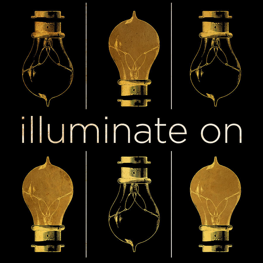 Inspirational Digital Art - Shine and Illuminate II by South Social Studio