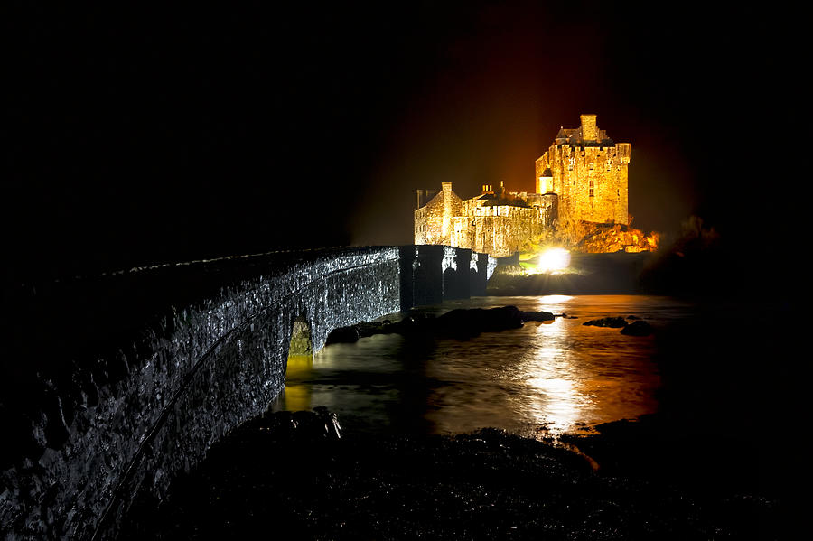 Shine Like It Does - Golden Eilean Donan Castle Photograph by Mark Tisdale Shine Like It Does - Golden Eilean Donan Castle Photograph by Mark Tisdale