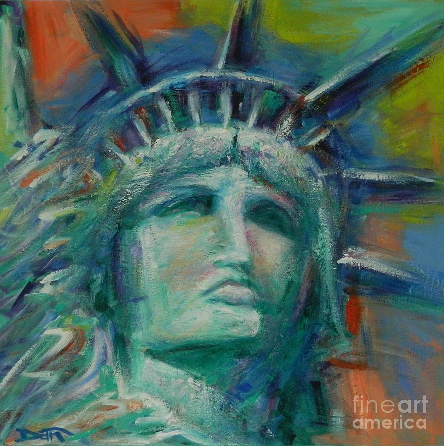 Shine On Liberty Painting by Dan Campbell