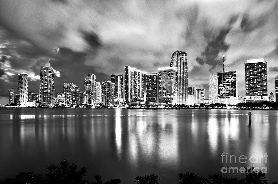 Shining Miami B/W edition Photograph by Alessandro Giorgi Art ...