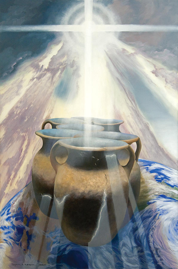 Shining Pots Painting by Lynn Hansen
