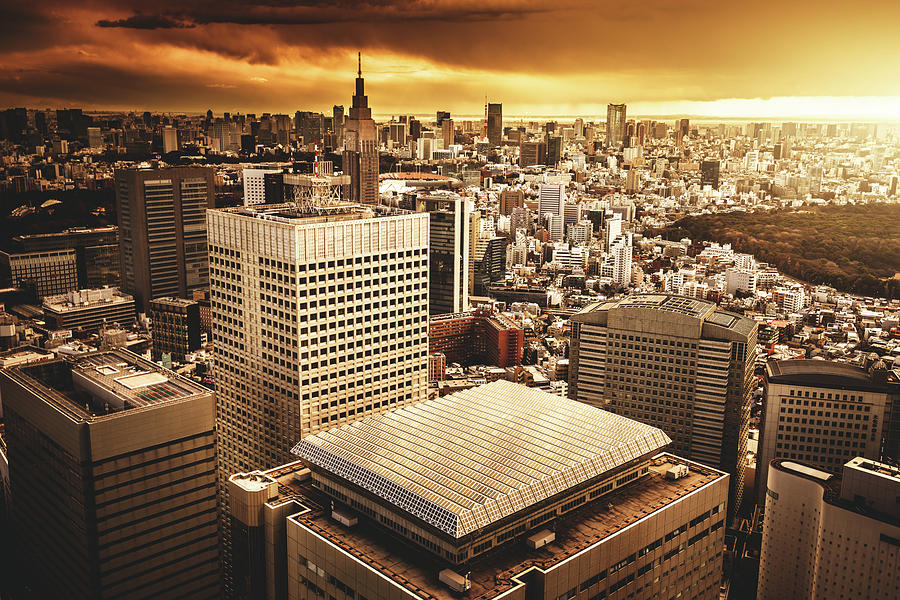 Shinjuku Business Area In Tokyo - Japan Photograph by Franckreporter