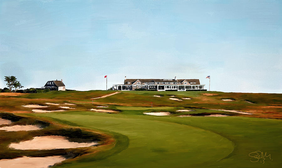 Golf Painting - Shinnecock Hills Golf Club by Scott Melby