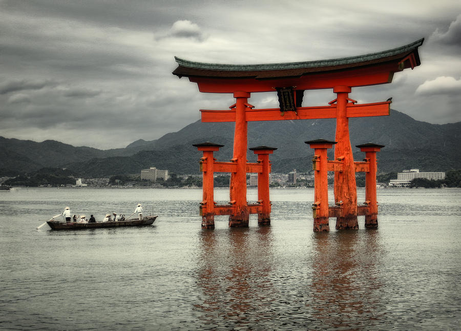 Japan Photograph - Shinto Shrine by Kim Andelkovic