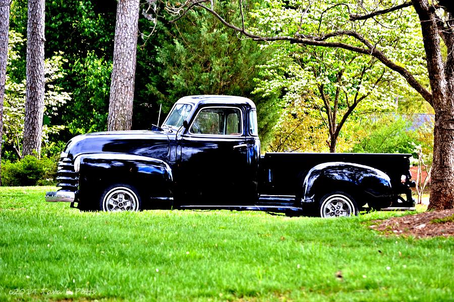 Shiny Black Pickup Truck Photograph by Tara Potts