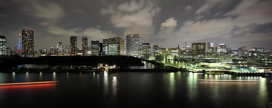 Shiodome And Tsukiji Panorama Photograph by Krzysztof Baranowski