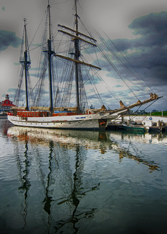 Ship at Shoreline Photograph by Joseph Hollingsworth