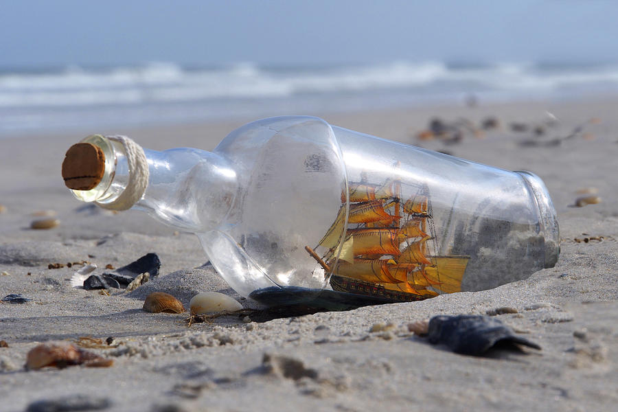 Ship In A Bottle Photograph by Mike McGlothlen