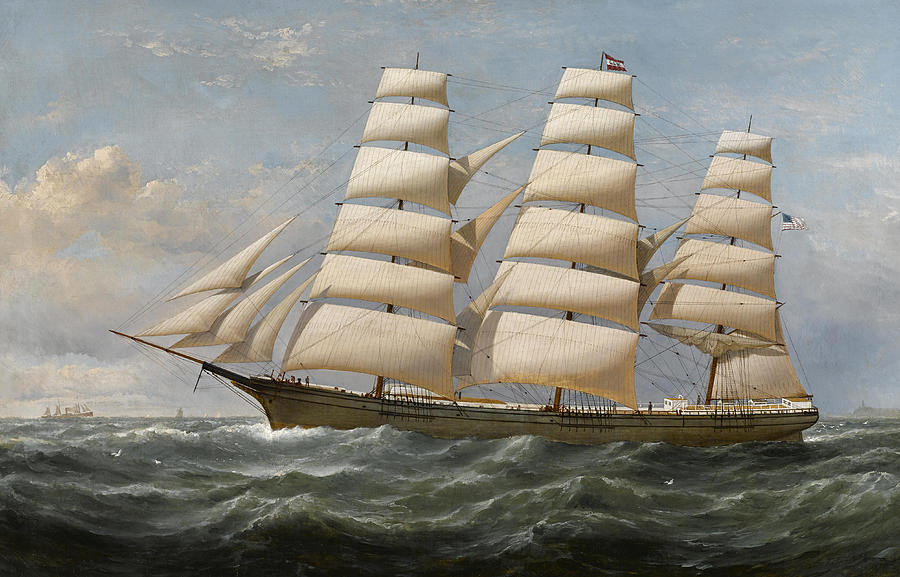 Ship Painting by Samuel Walters