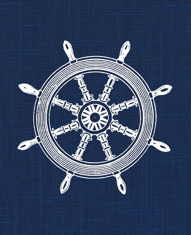 Cozy Plush for Indoor and Outdoor Use Night Blue White 50 x 60 Lunarable Ships Wheel Soft Flannel Fleece Throw Blanket Anchors and Steering Wheels Pattern Pirates Sailors Marine Themed Print 
