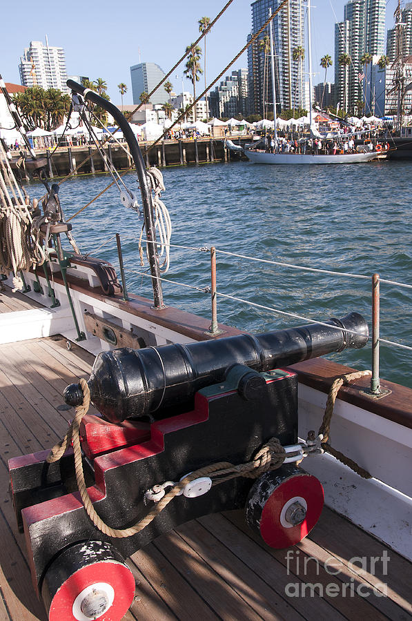 Shipboard Cannon Photograph by Brenda Kean