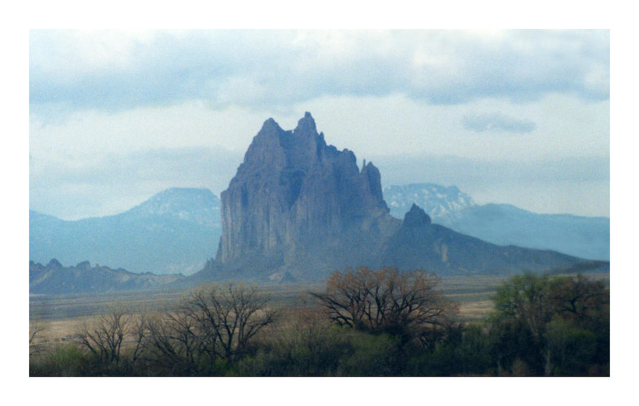 Mystical Mountain Shiprock New Mexico Photograph by Jack Pumphrey