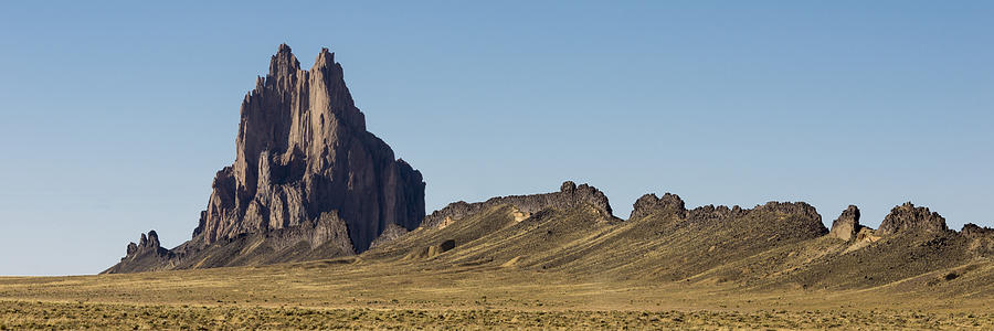 Shiprock Panorama - North West New Mexico Photograph by Brian Harig