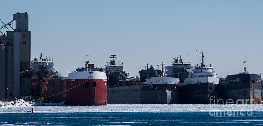 Ships Photograph by Ronald Grogan