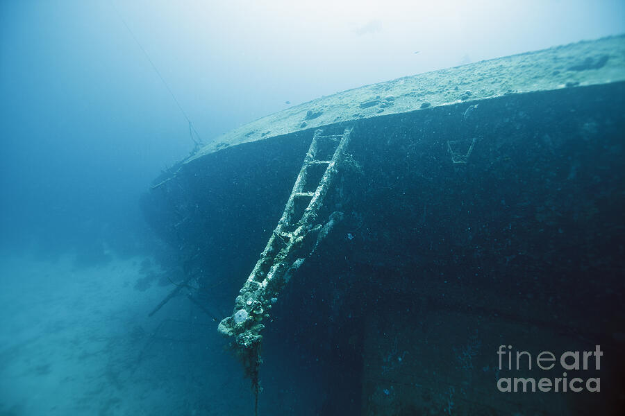 Shipwreck Hilma Hooker. VD14BON0251 Photograph by Vanessa D -