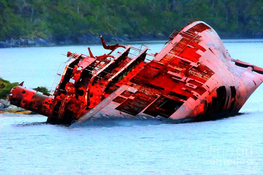 Chile Shipwreck Photograph